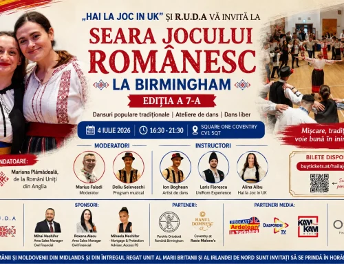Un concept unic în Marea Britanie ajunge la cea de-a șaptea ediție. Românii și moldovenii sunt invitați la Seria Jocului Românesc