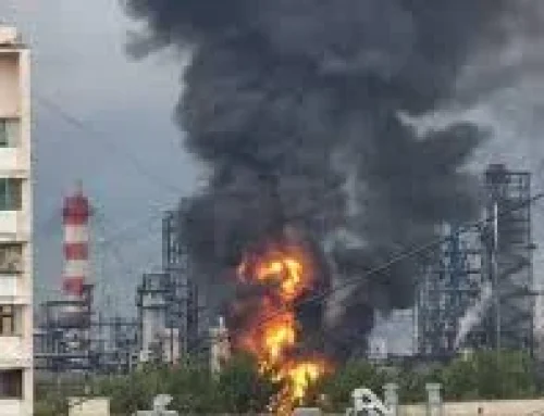 Flăcări la una dintre cele mai importante rafinării ale Moscovei după un atac ucrainean
