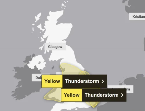 Avertizări de furtuni în UK. Met Office anunță ploi torențiale, grindină și risc de inundații înainte de Bank Holiday