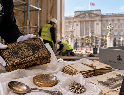 Obiecte uitate de zeci de ani, descoperite sub podelele Palatului Buckingham. Cea mai veche piesă datează din 1889
