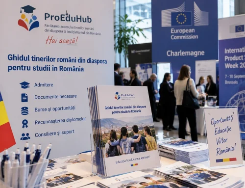 Ghid pentru tinerii români din diaspora care vor să studieze în România, prezentat la Bruxelles
